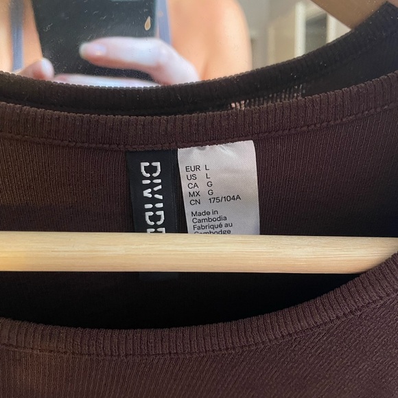 H&M Brown Gathered Dress - Picture 2 of 4